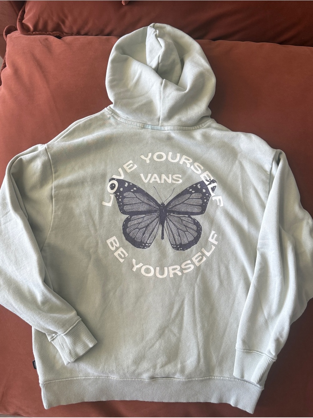 Vans Hoodie in Pale Sage Green